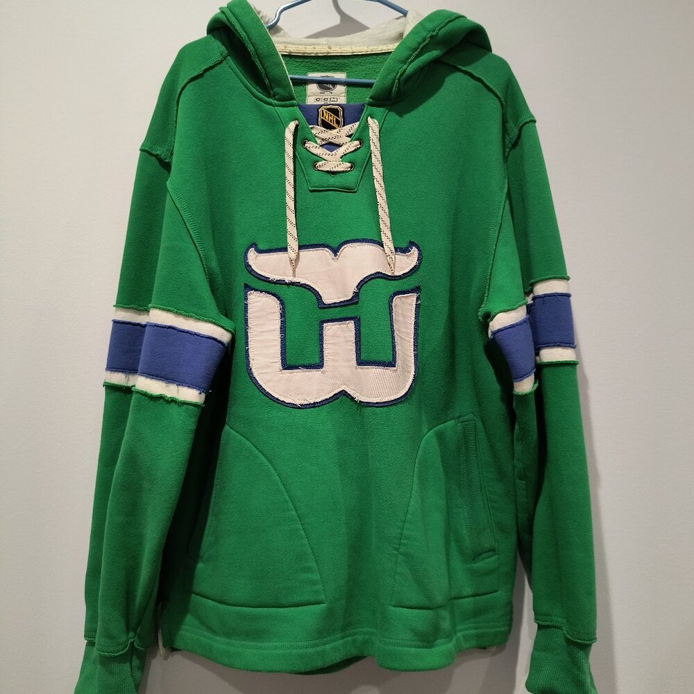Hartford Whalers Pullover Fleece Hoodie